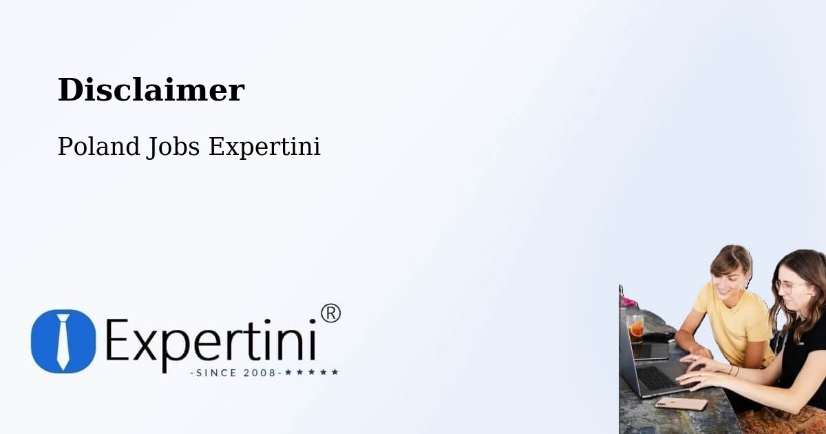 Disclaimer – Kłecko - Poland Jobs Expertini